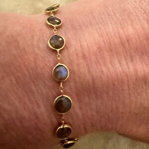 Irene Neuwirth inspired Labordite w/14k gold bracelet